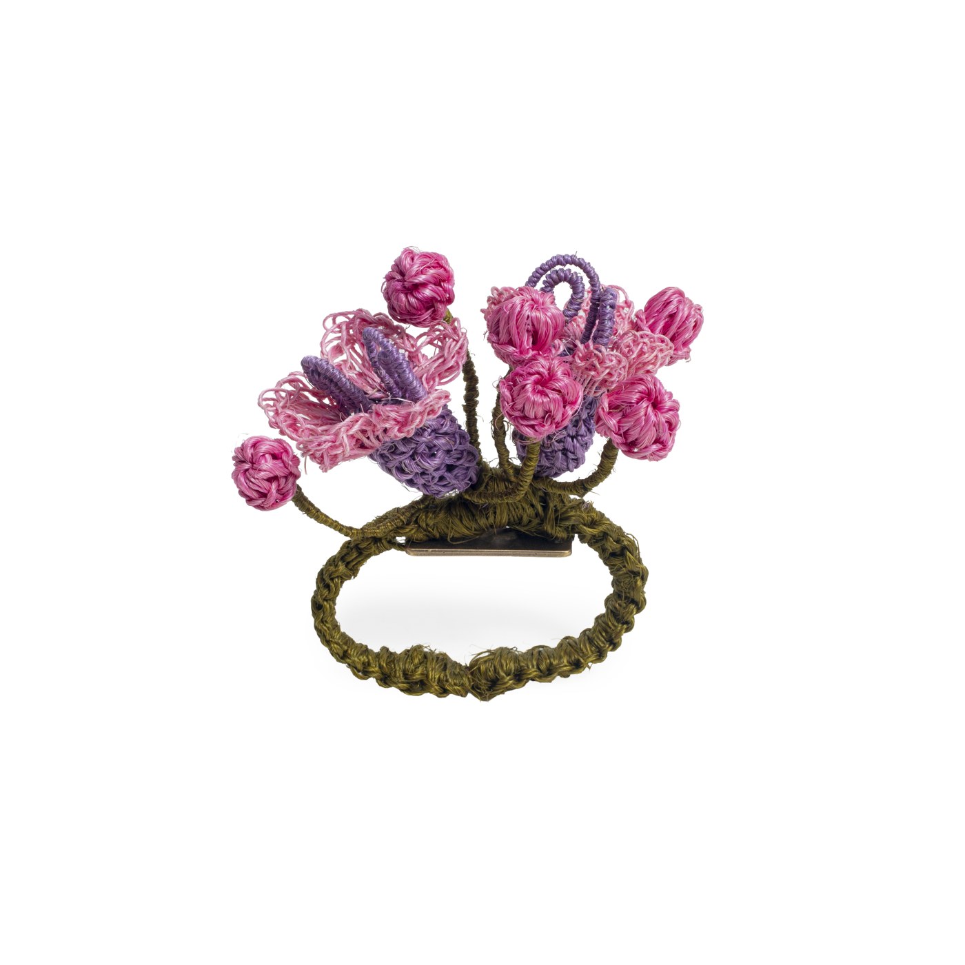 Servilletero Flore Rosado
